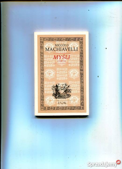 Myśli cyniczne Niccolo Machiavelli sprzedam