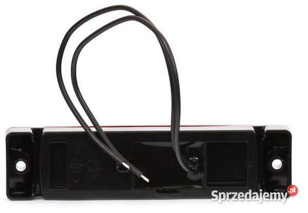 Lampa obrysowa LED prostokątna 1224V z przewodem Kamionna