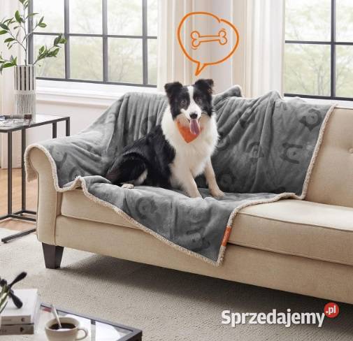 Wodoodporny koc psa dwustronny polarowy 152 x Dla psów Poznań