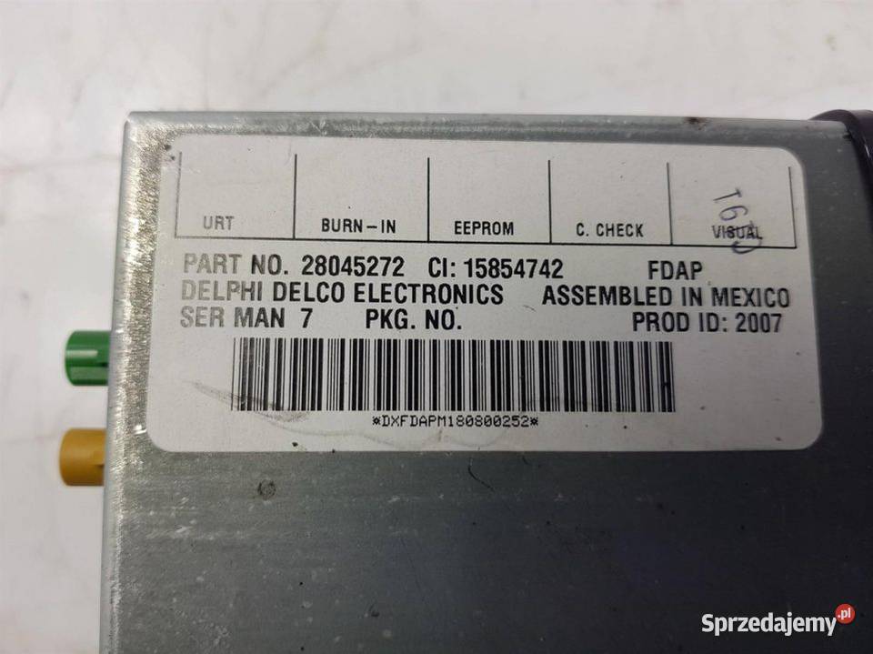 MODUŁ CHEVROLET CORVETTE C6 RADIA 28045272 osobowe