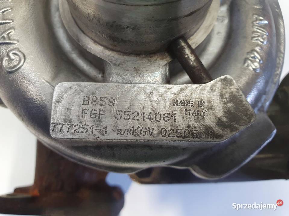 Fiat Stilo 19 JTD TURBOSPRĘŻARKA turbo 55214061 Turbosprężarki Janów sprzedam