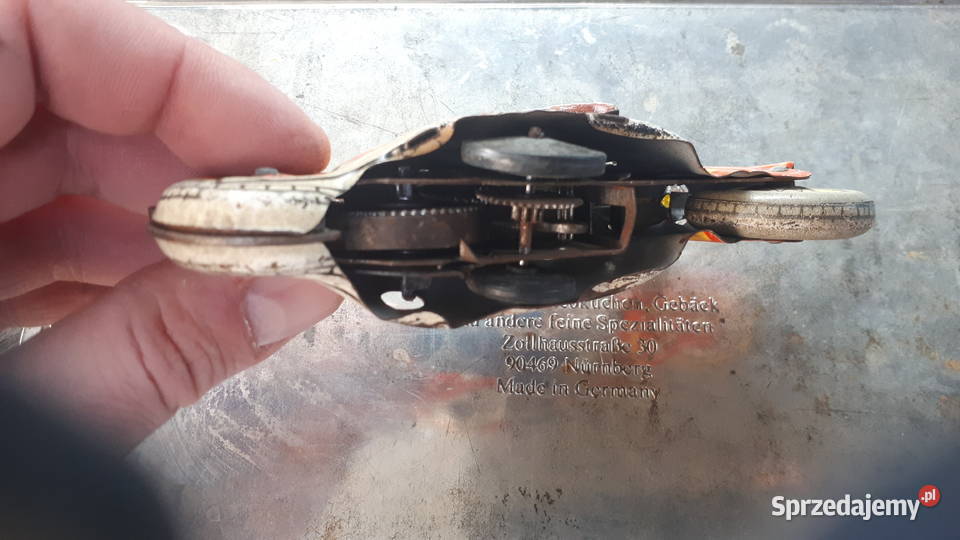 Motor blaszany zabawka z PRL Pozostałe Pozostałe Gliwice sprzedam