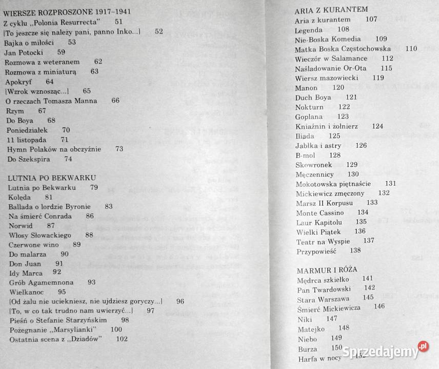 Poezje Jan Lechoń Chełm