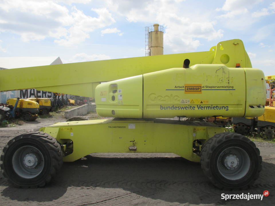 Podnośnik koszowy spalinowy 4x4x4 34 m Genie wielkopolskie Pleszew