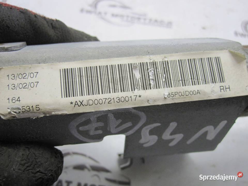 NISSAN QASHQAI I J10 07r kurtyna prawa świętokrzyskie Kielce