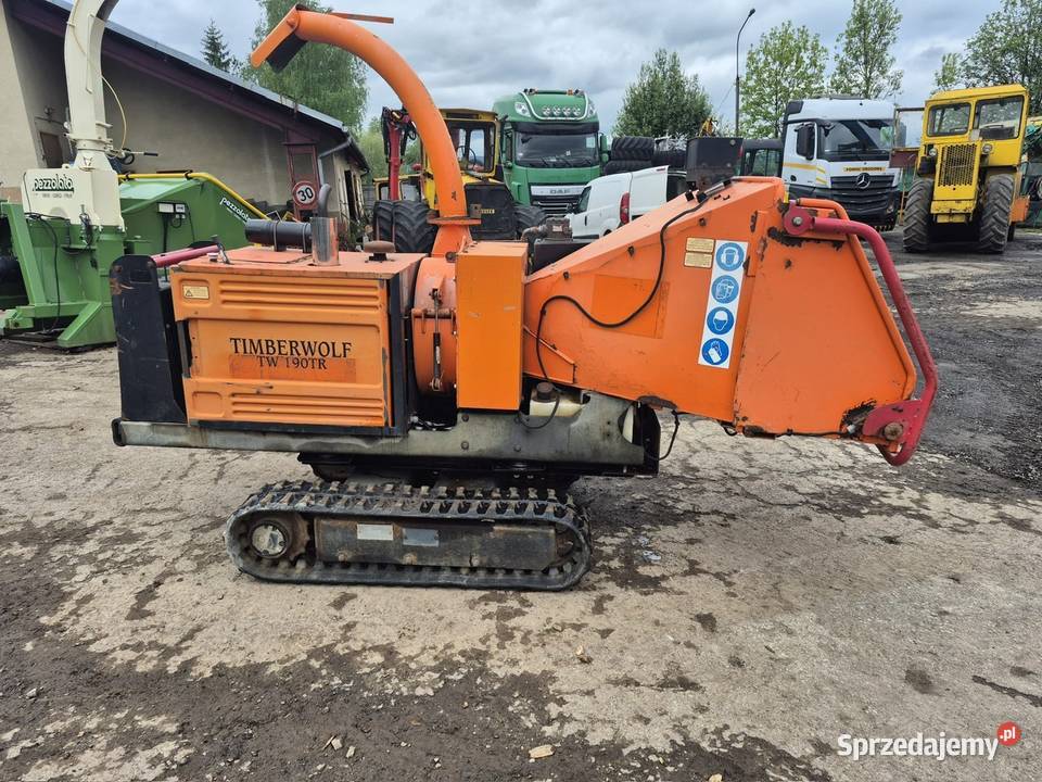 Rębak Timberwolf TW 190 TR Leśnictwo małopolskie Jordanów