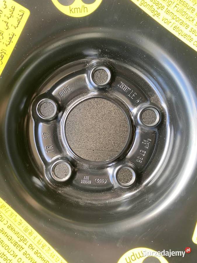 Koło zapasowe Audi Q5 8R numer części 8R0601027 Prudnik