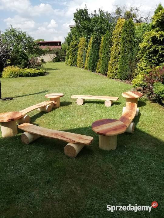 Meble ogrodowe drewno olchowe Katowice
