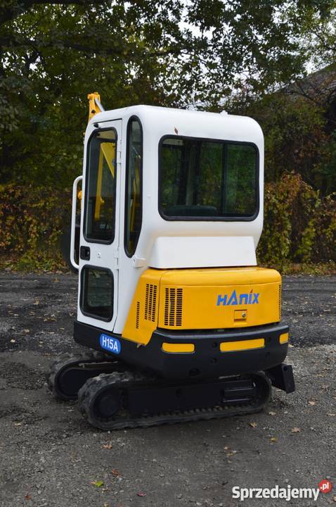 Minikoparka mini koparka HANIX H15A 1996r 1500 nie Koparko ładowarki Złoczew