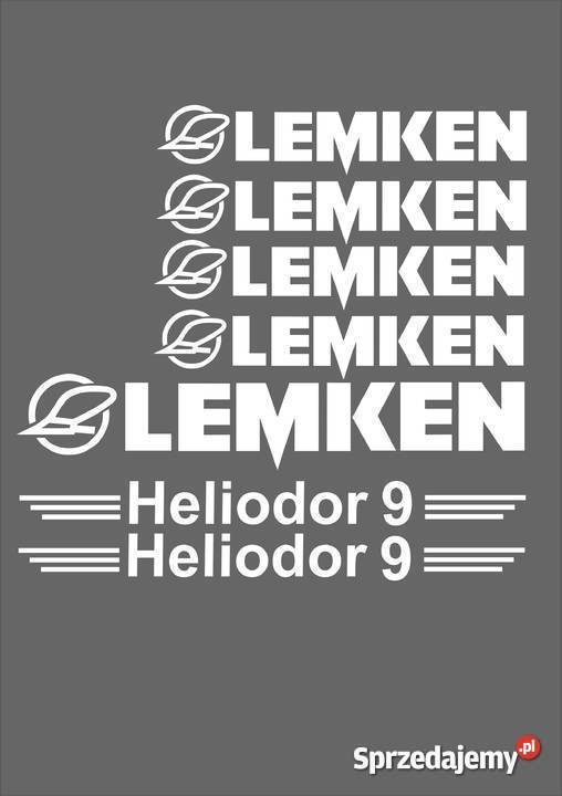 naklejki lemken heliodor 9 Jeżewo sprzedam