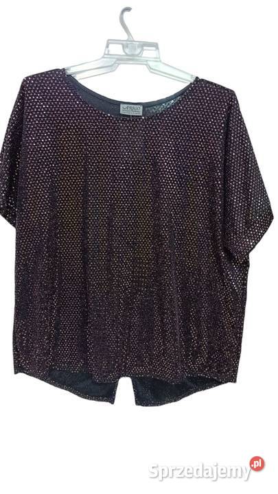 BLUZKA IMPREZOWA wieczorowa z cekinami 48 biust Wieluń