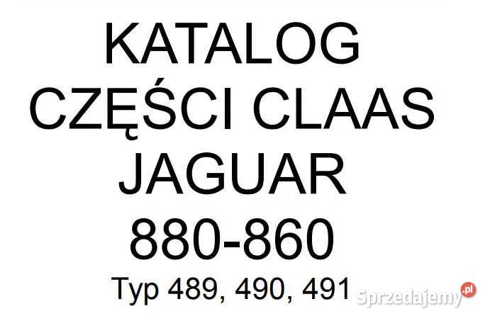 Katalog części Claas JAGUAR 880 860 typ 489 typ Zduńska Wola