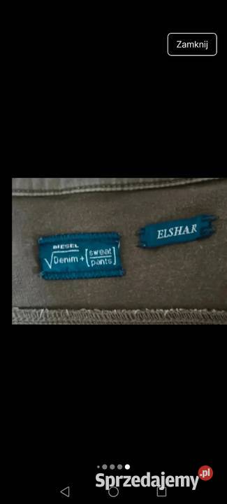 Kurtka jeansowa Denim Diesel khaki wiatrówka Krosno