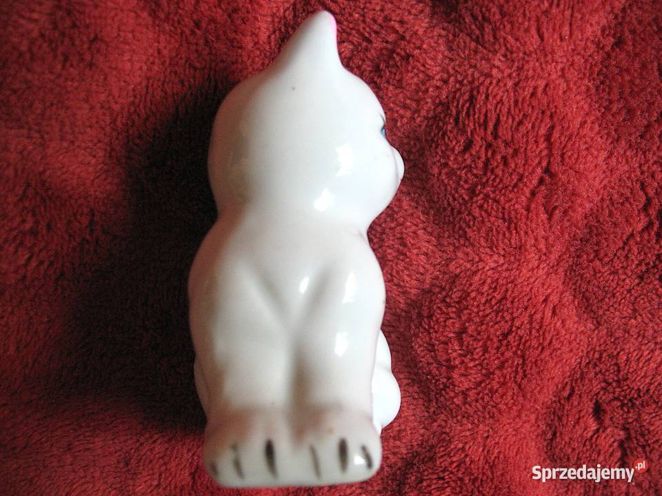 Sól i pieprz Kot 7 x 5 x 5 Solniczka biały Figurki i rzeźby Siedlce