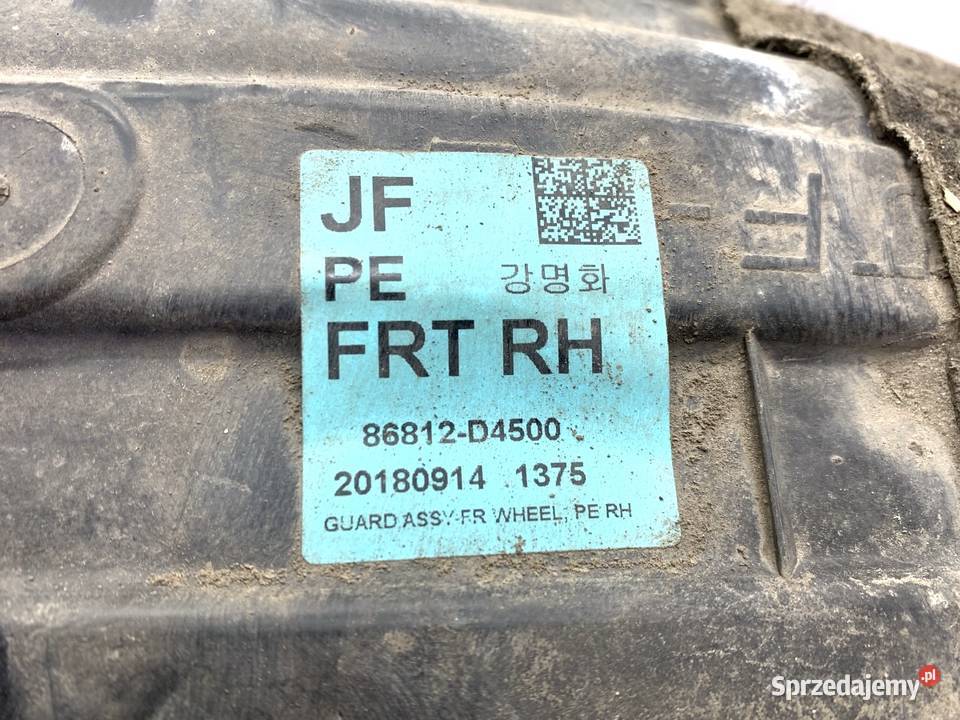 NADKOLE PRAWY PRZÓD KIA OPTIMA 86812D4500 Kombi sprzedam