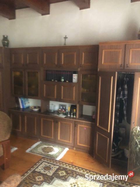 Meblościanka z czasów PRL Vintage pełną gębą Kalwaria Zebrzydowska