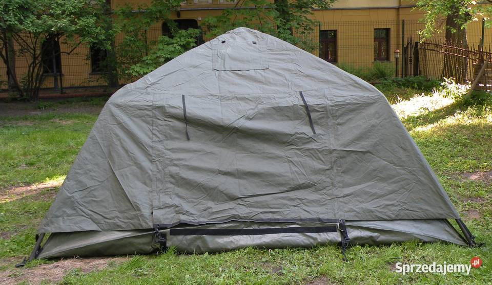 Namiot Us Army five soldier crew tent greenwhite Wrocław
