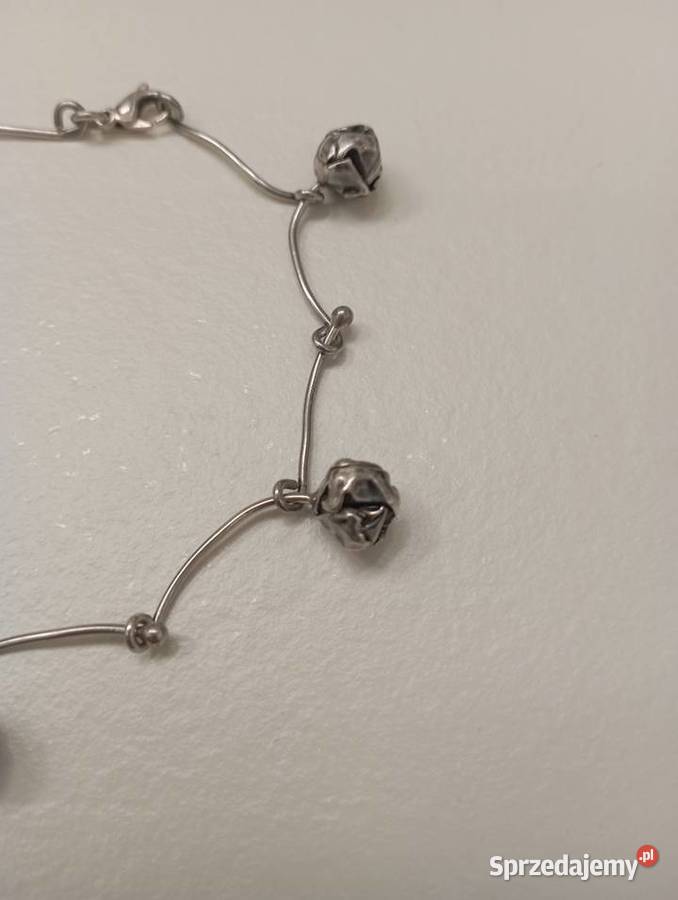 Bransoletka srebrna z kulkami srebro Radom