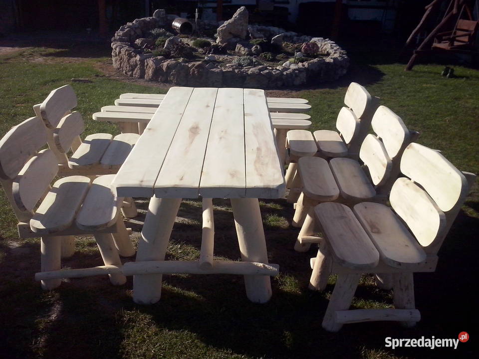 Meble ogrodowe Stoł z Ławkami 170X80 999zl Zawiercie