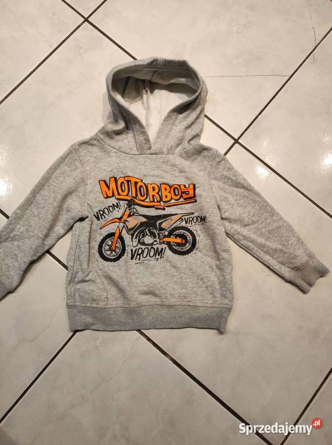 bluza chłopca z kapturem motor motocykl Motorboy