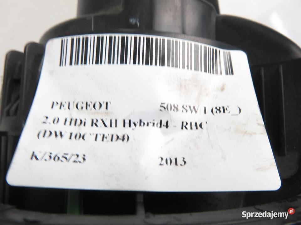 DMUCHAWA PEUGEOT 508 SW T1013001UE osobowe małopolskie