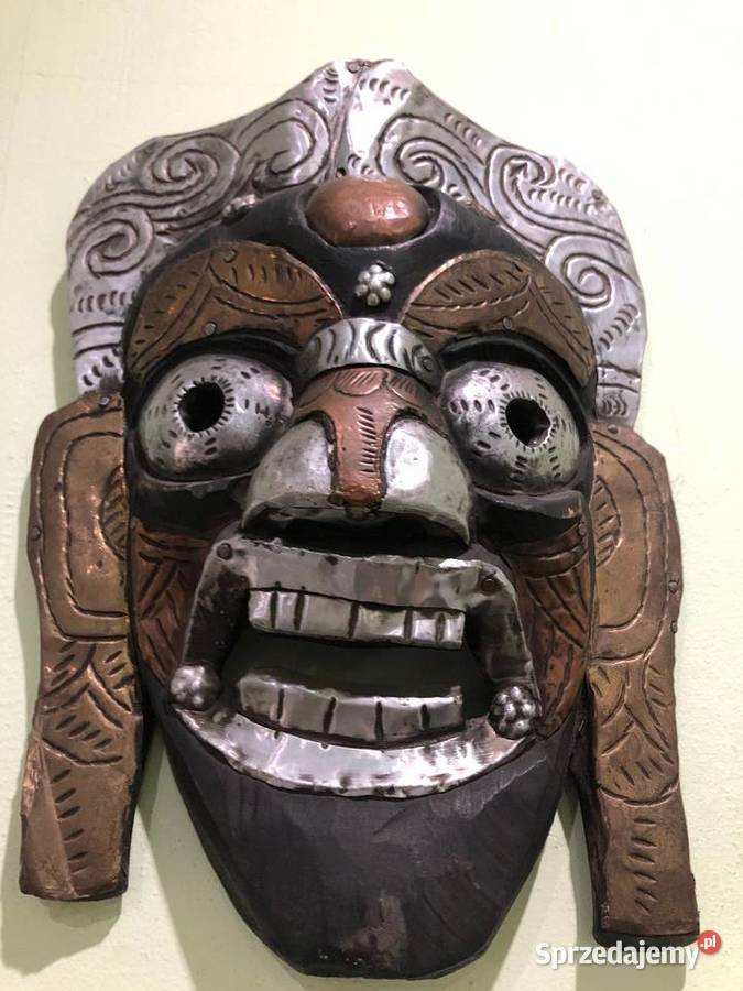 Maska etniczna plemienna Afryka Azja Bali małopolskie sprzedam
