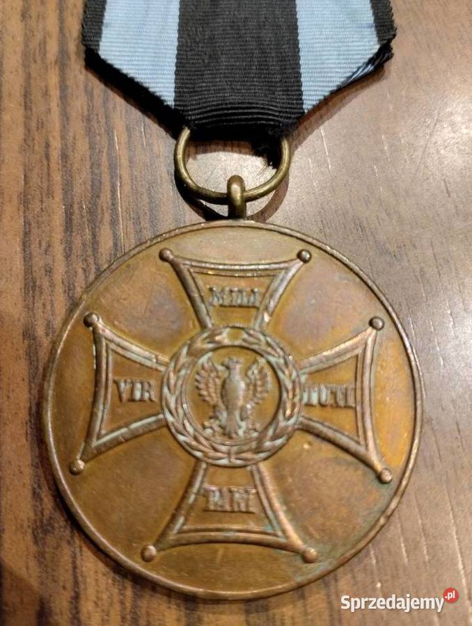 Zasłużonym Na Polu Chwały brązowy Militaria Poznań