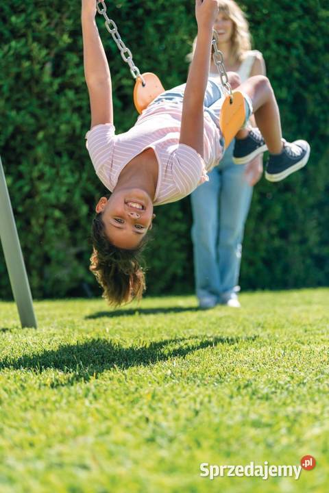 Solidna huśtawka ogrodowa 2 funkcje pas i Poznań