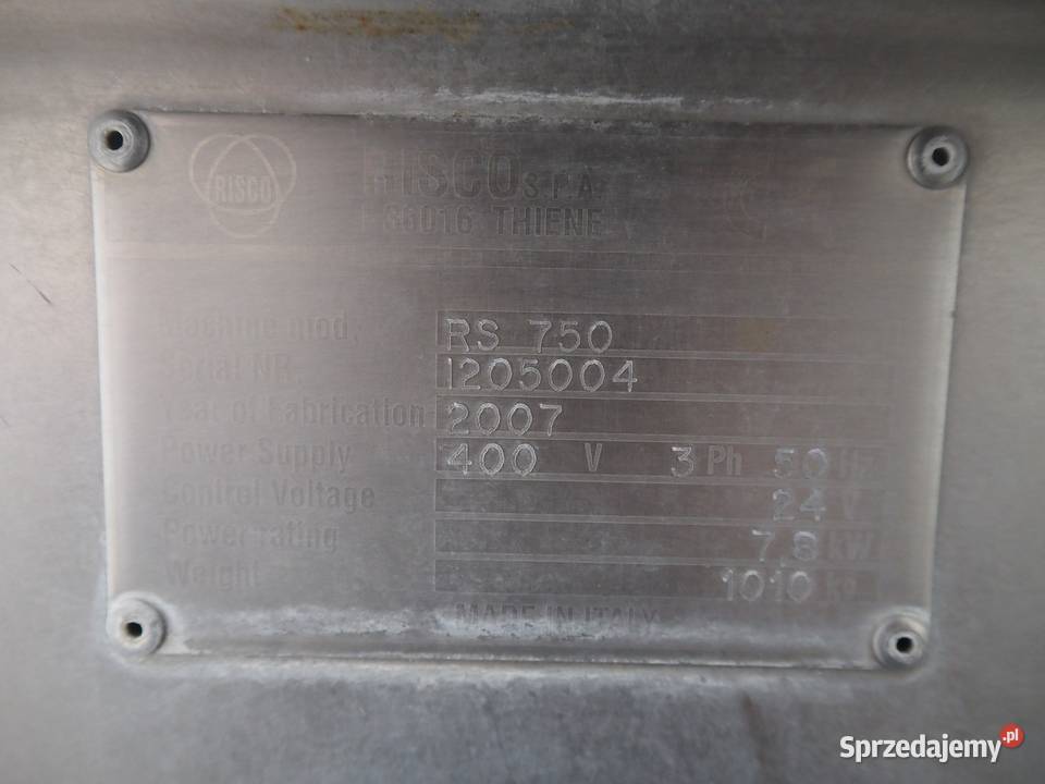 Risco RS 750 Mieszalnik dwuwałowy łopatowy Krotoszyn
