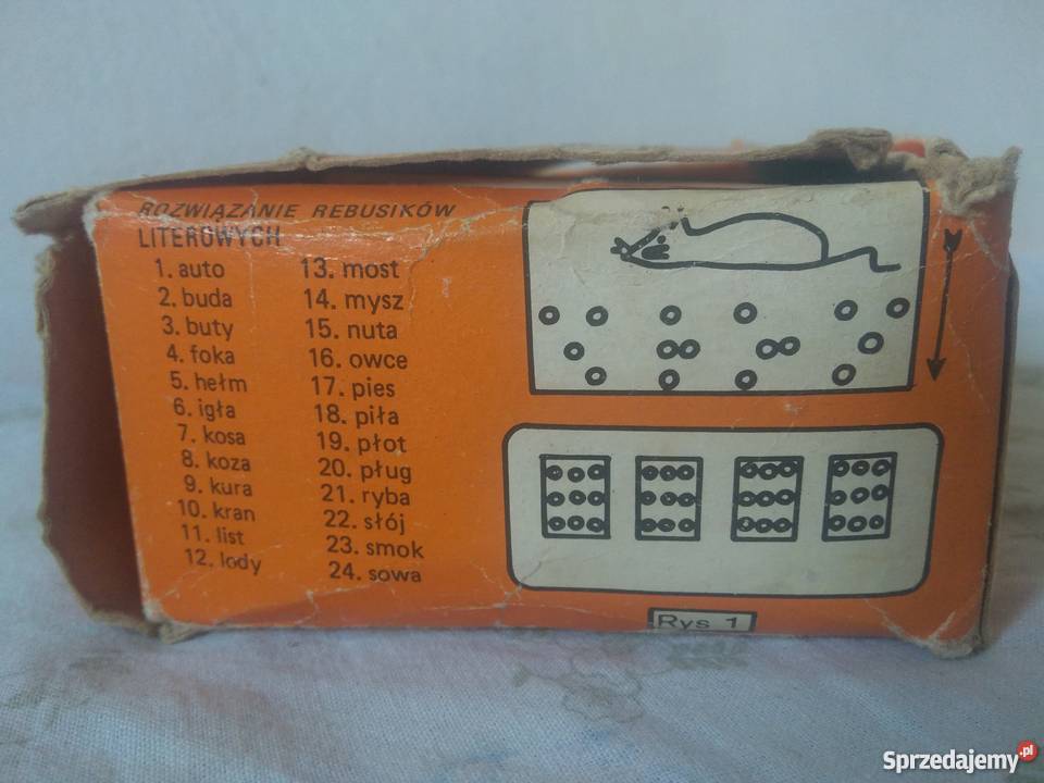 PRL układanka gra AUTOMATYCZNY NAUCZYCIEL LATA Warszawa