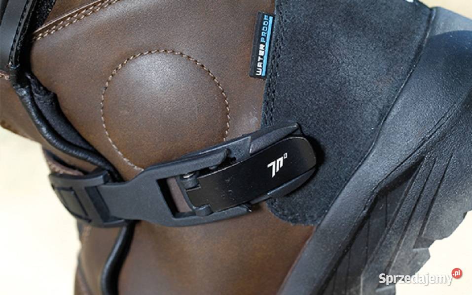 BUTY TURYSTYCZNE SKÓRZANE ADVENTURE BRĄZOWE 44 obuwie Kaski i odzież Mrągowo