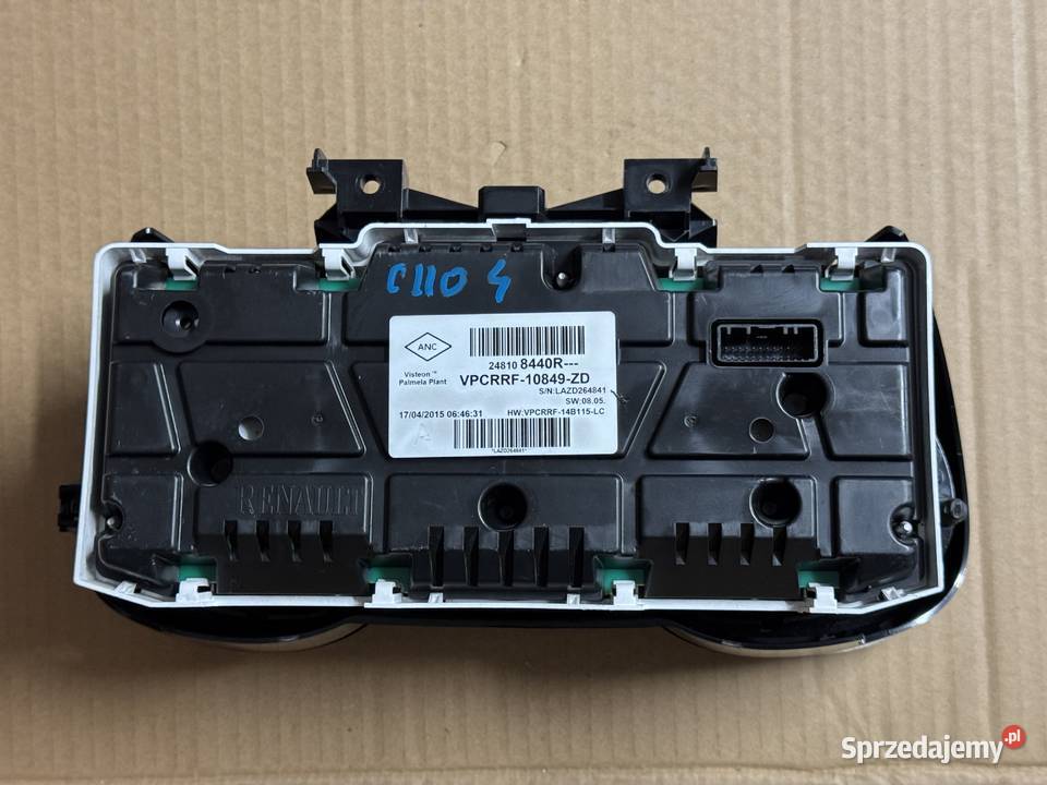 LICZNIK ZEGARY RENAULT CLIO IV 15 DCI 248108440R Kłodzko