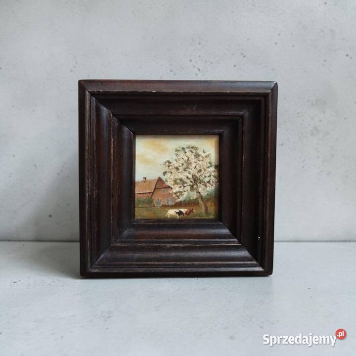 Obraz olejny holenderski vintage Opole