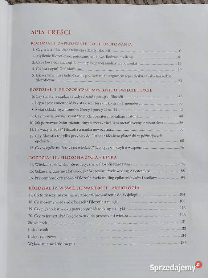 Spotkania z filozofią zakres podstawowy LO i tradycyjny podręcznik Kraków