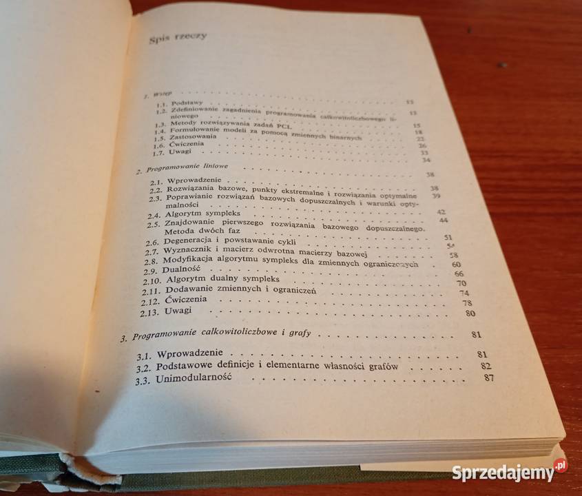 Programowanie całkowitoliczbowe Garfinkel Podręczniki pomorskie Gdańsk sprzedam