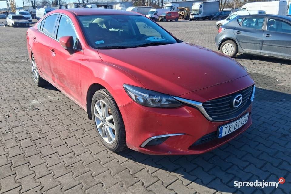 Mazda 6 20 165 AutomaticSalon PolskaFV23 czujnik parkowania Strzelce Opolskie
