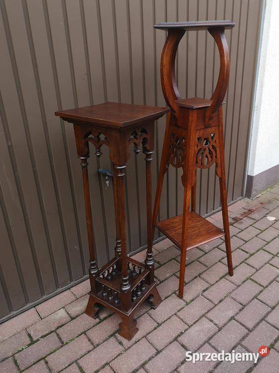 Kwietnik Dębowy Antyk Stary W Stanie Okazja Swarzędz