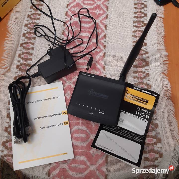 Router PENTAGRAM Cerberus P6360 stan idealny router Elektronika mazowieckie sprzedam