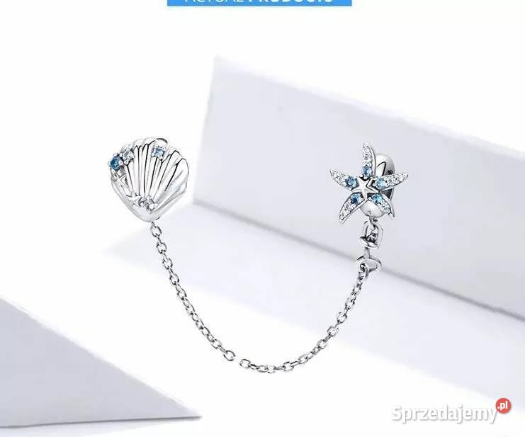 Pandora Charm łańcuszek koralik muszla Warszawa sprzedam