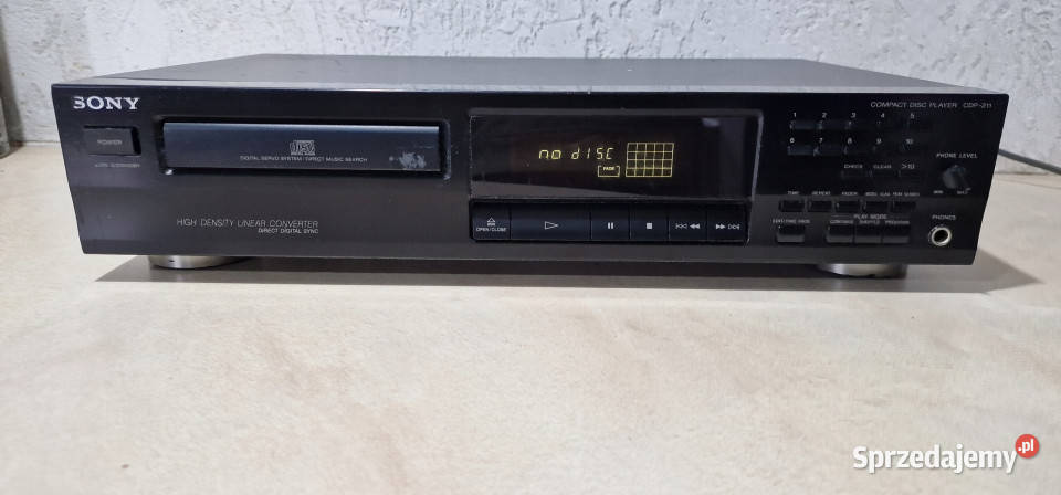 Sony odtwarzacz kompakt CD player CDP 211 CDP211 wielkopolskie Międzychód