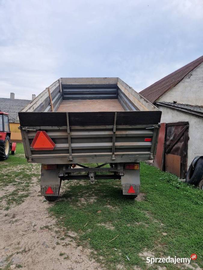 Przyczepa wywrotka d 47 d 55 Przyczepy rolnicze Głowno