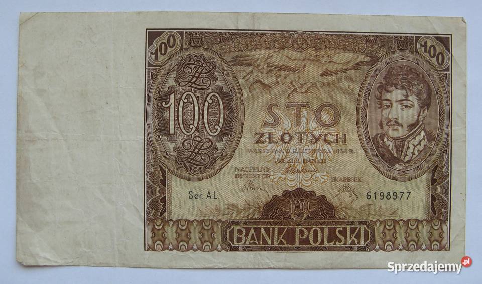 100 złotych 1934 zestaw 3 Dąbrowa Górnicza sprzedam