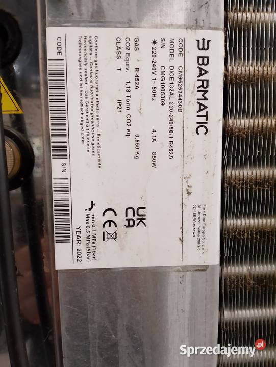 Wytwornica lodu Barmatic z zasobnikiem Wrocław