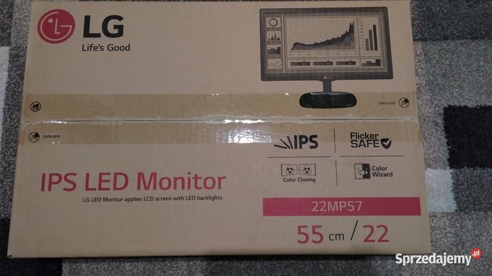 Monitor LED LG 22MP57VQP matryca IPS Full HD Monitory i projektory Rzeszów sprzedam