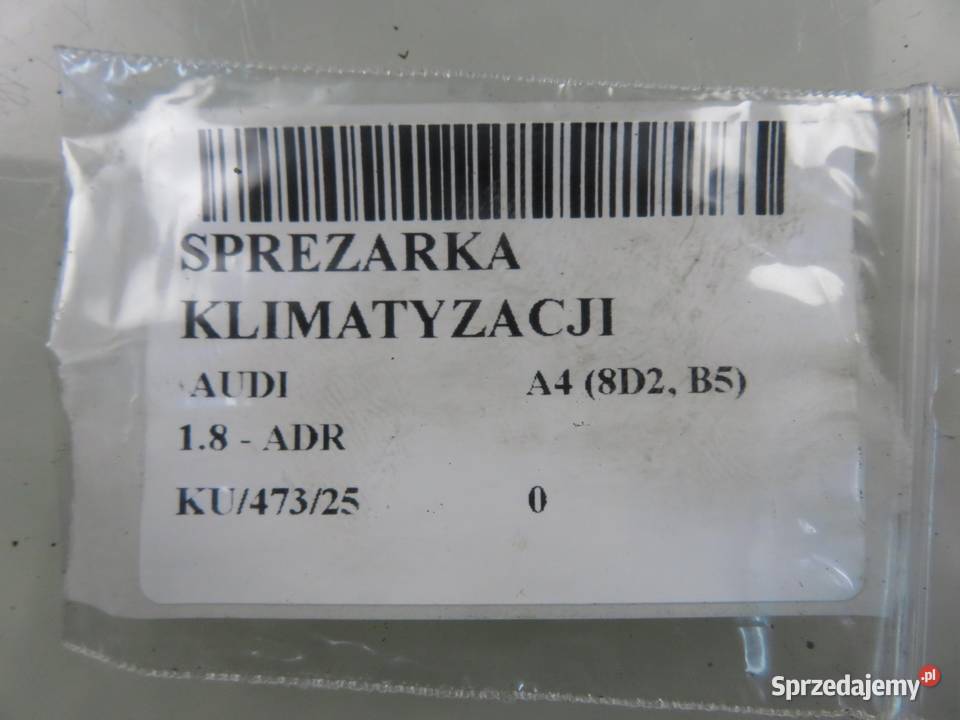 KOMPRESOR KLIMATYZACJI AUDI A4 8D2 B5 18 ADR