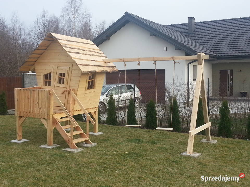 Domek dzieci plac zabaw łódzkie Zgierz