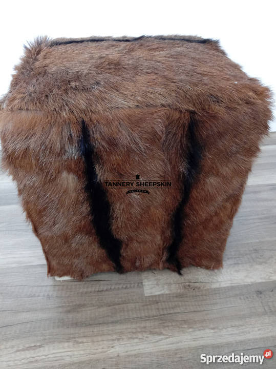 Pufy ze Skóry Koziej Skóry Dekoracyjne Piękna Szaflary
