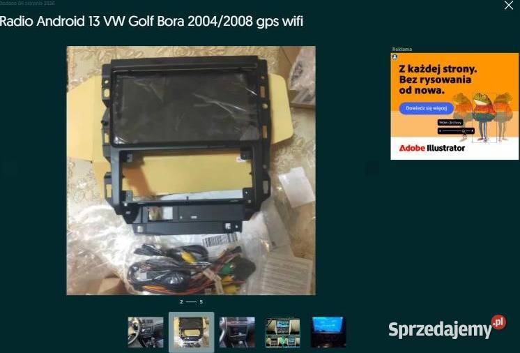 Radio Android 13 VW Golf Bora 20042008 gps wifi Ożarowice