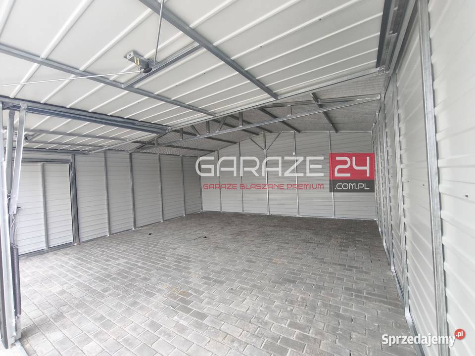 Garaż blaszany Premium 6x580m profil OCYNKOWANY 35m2 Nieruchomości świętokrzyskie Ostrowiec Świętokrzyski