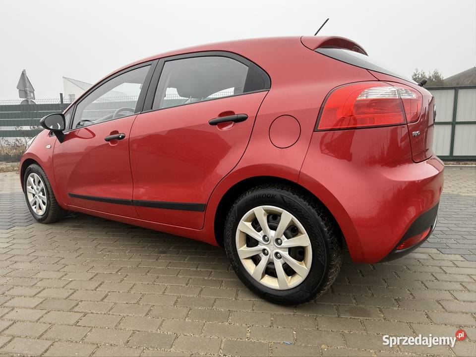 Kia Rio Super Stan 104 przebieg welurowa tapicerka Legnica